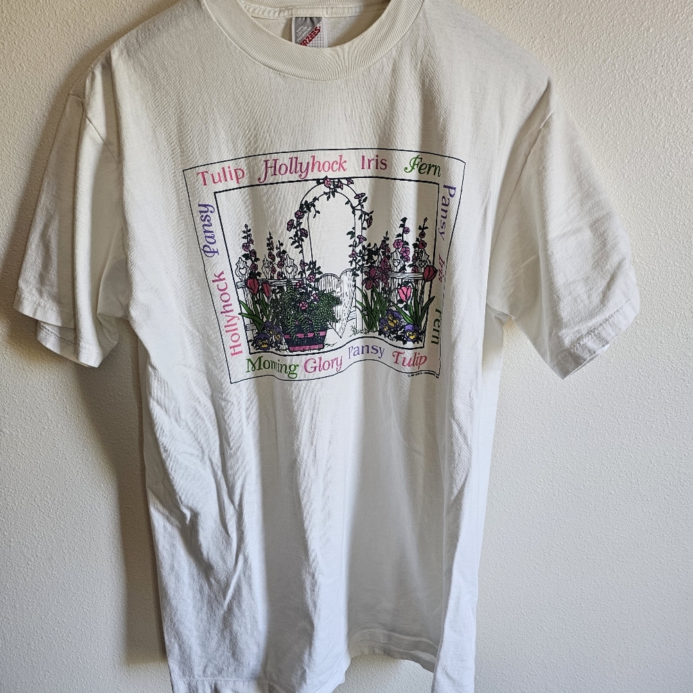 Large White T Shirt